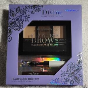 Profusion Cosmetics Flawless Brows Kit with Dark Shades